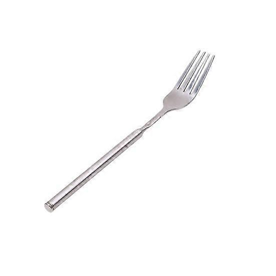 Extendable Fork Telescoping Spoon Stainless Steel Retractable Dinner Spoon Long-Handled Prank Fork Versatile Dining Tool