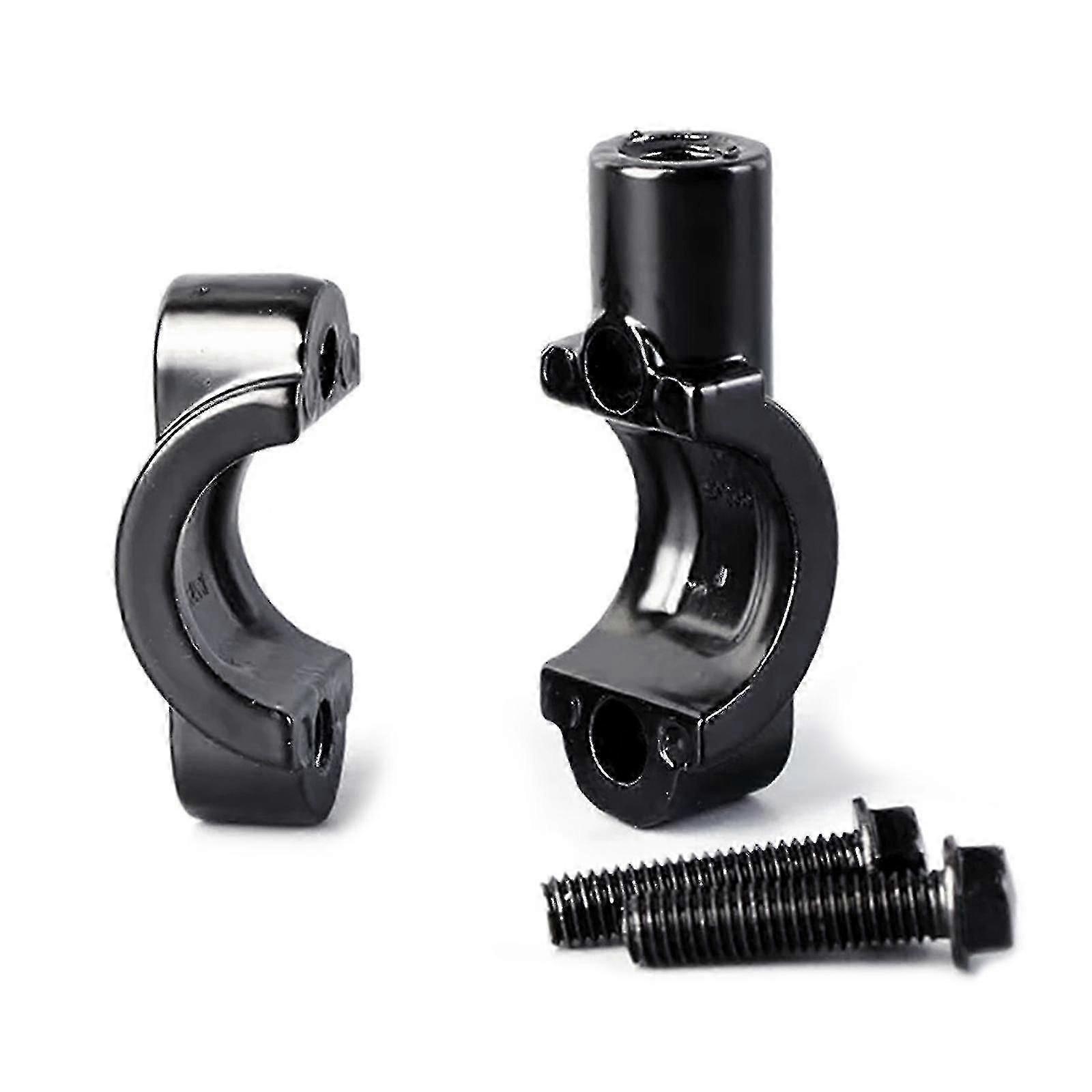 Motorcycle 10mm 8mm Handlebar Bracket Clamp-on Rearview Mirror Mounting Adapter