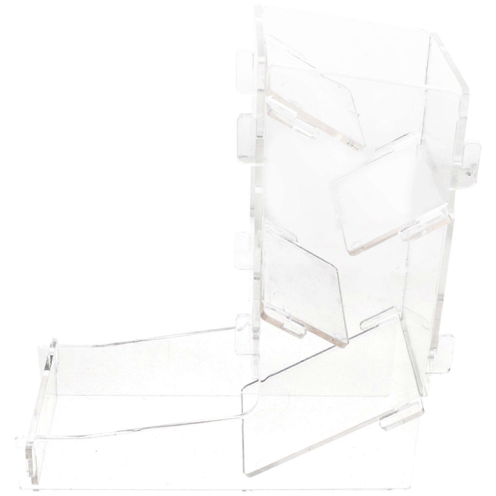 Transparent Dice Tower Board Role-playing Accessory Dice Rolling Tower Dice Dispenser