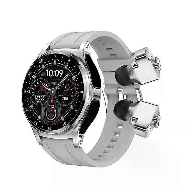 Unbrand GT66 Montre intelligente 2 en 1 Écouteurs sans fil 1.39  HD Grand écran Bluetooth Dial Call