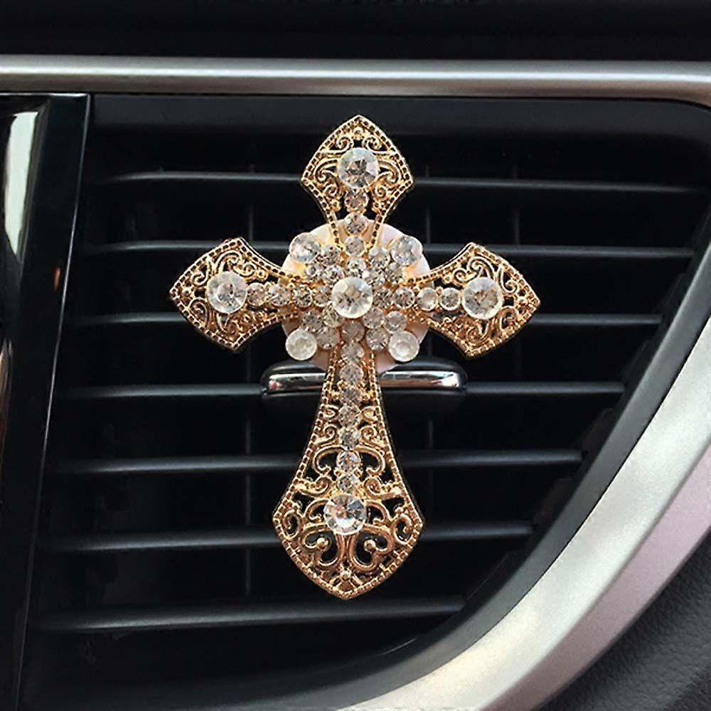 Cross Car Smell Flavoring In Conditioning Vent Clip Outlet Perfume clip Christian Car Air Freshener