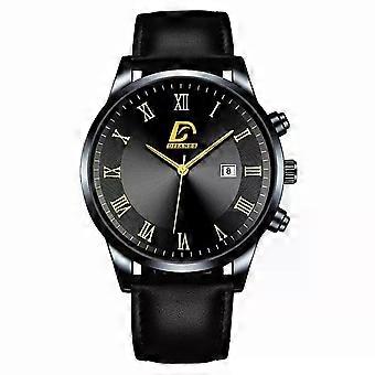 Luxury Fashion Mens Minimalist Watches Luxury Stainless Steel Mesh Belt Quartz Watch Men Business Casual Clock Reloj Hombre