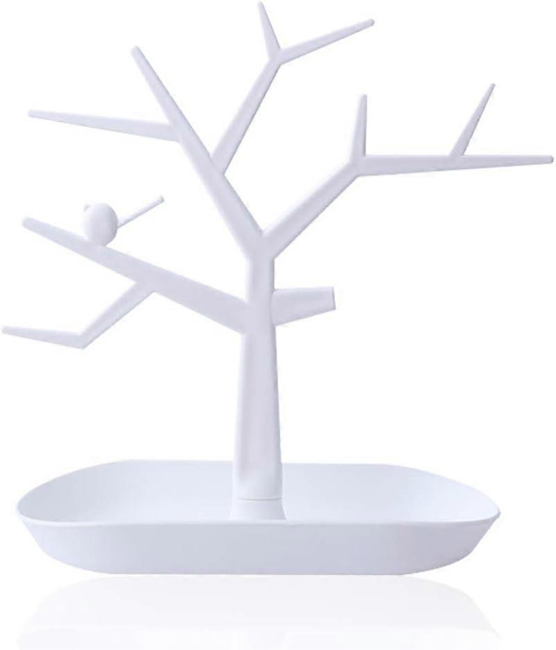 Ideal Gifts Jewelry Tree Stand, Decorative Design For Any Room - Showcase Your Accessories On This Organized Display With Detachable Rotatable Base,