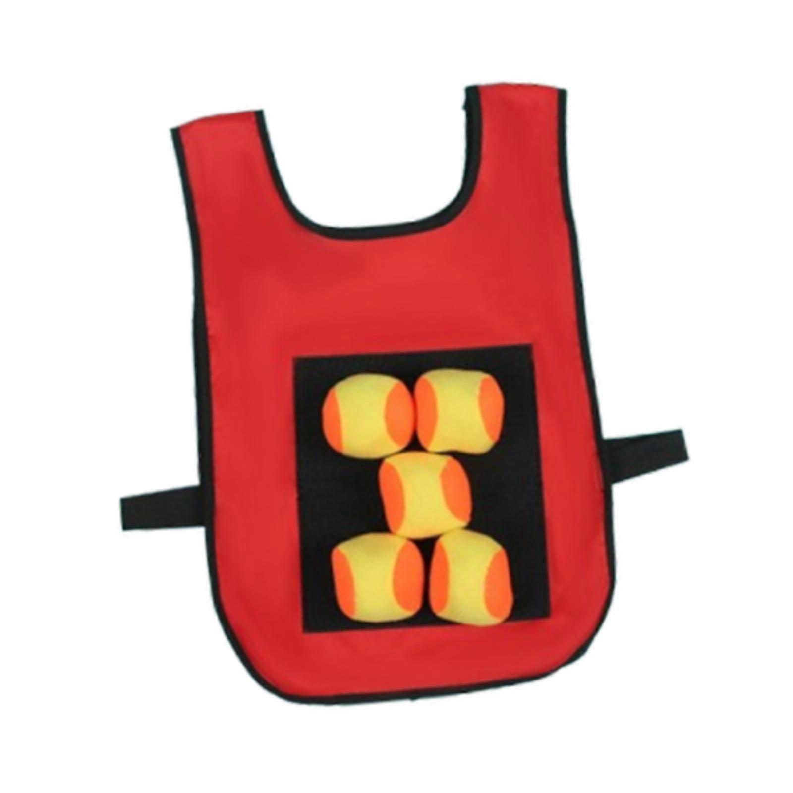 Dodgeball Game Playground Game Toy Toss Soft Toy Balls for Lawn Beach Indoor red and kids