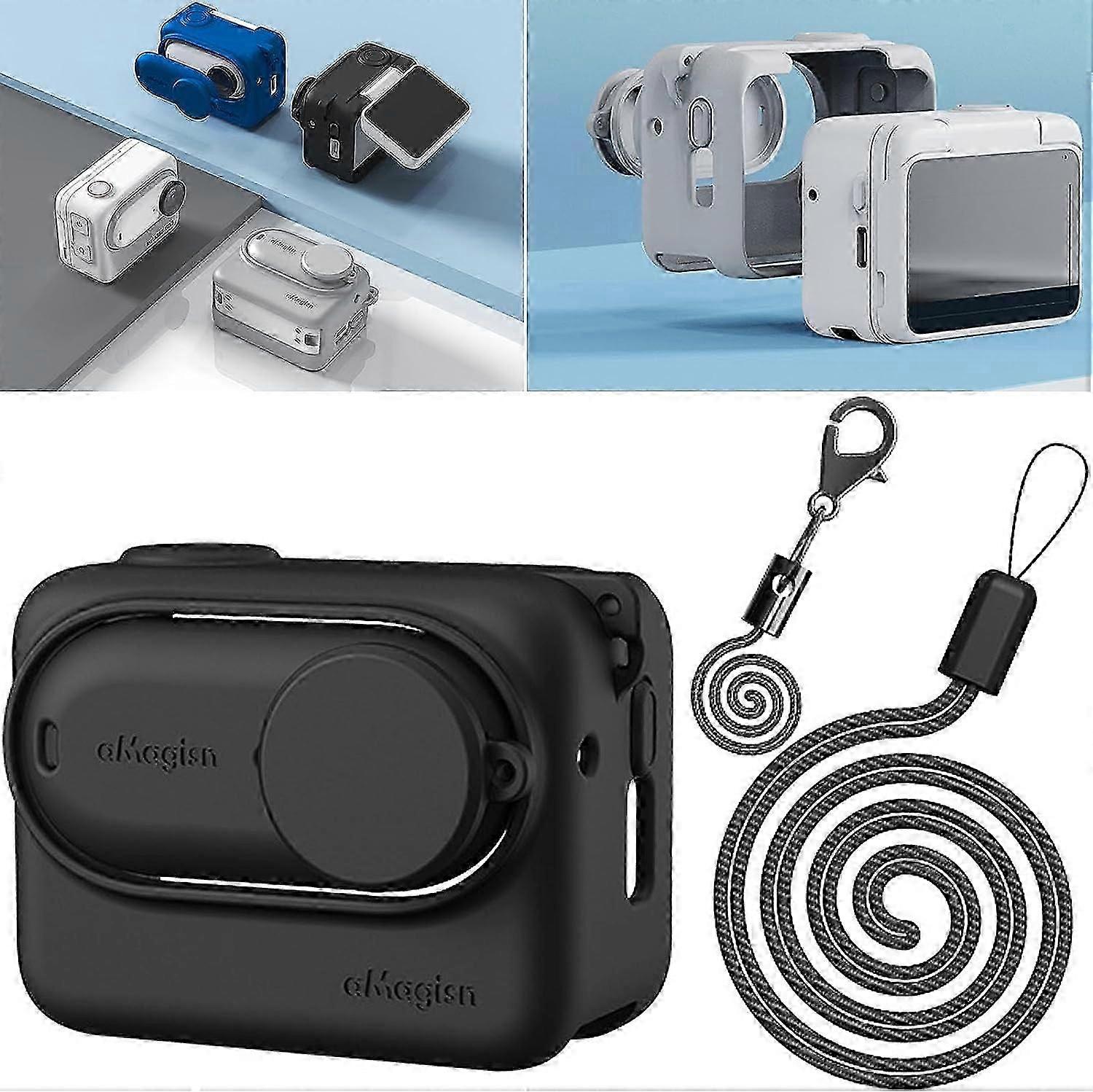 high quality Silicone Protective Case for Insta360 GO 3 with Lanyard, for Insta360 GO 3 Accessories