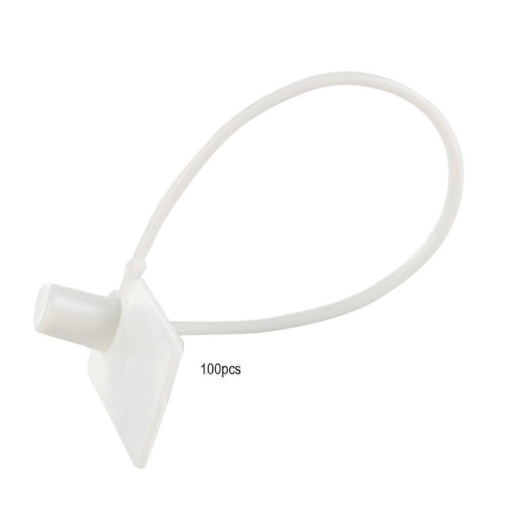100pcs Plastic Disposable Locking Cable Ties 8 Inch Self-Locking for Luggage Bag Labels and Organization