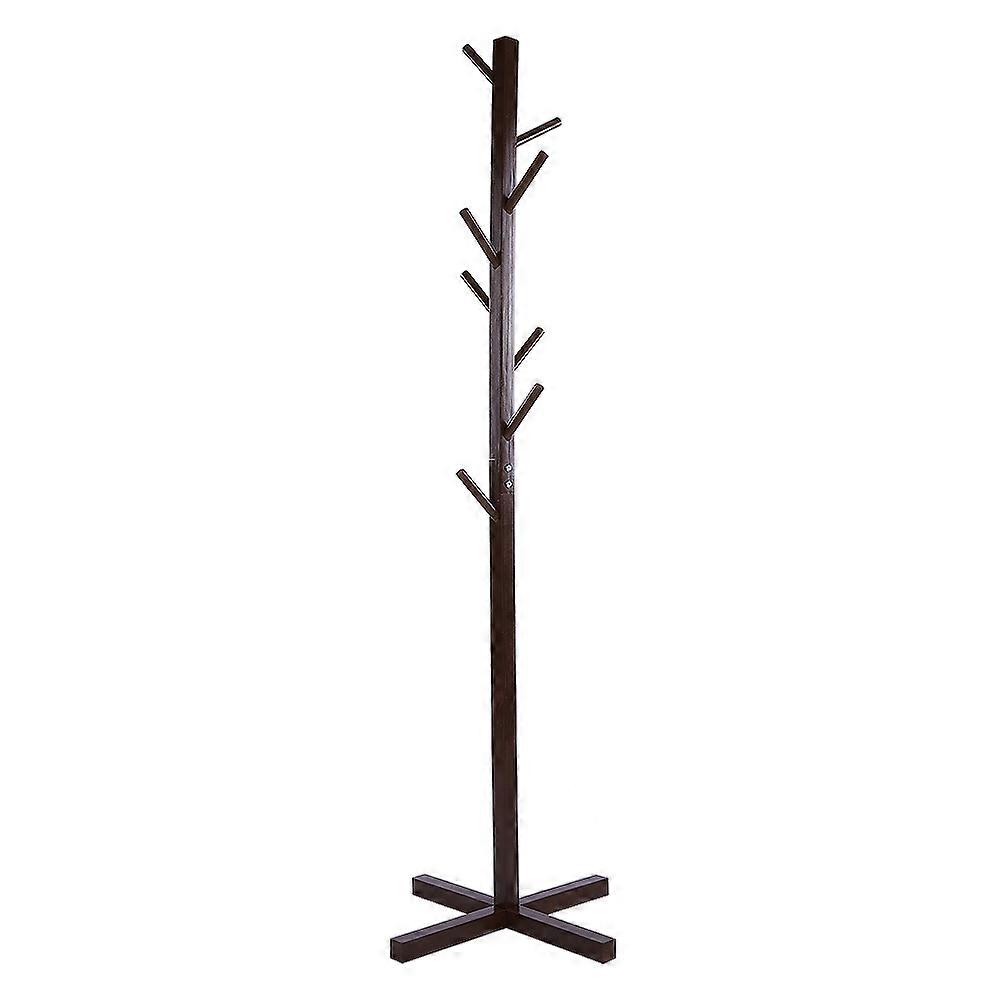 Tree Style Wooden Coat Hat Rack Stand for Bedroom