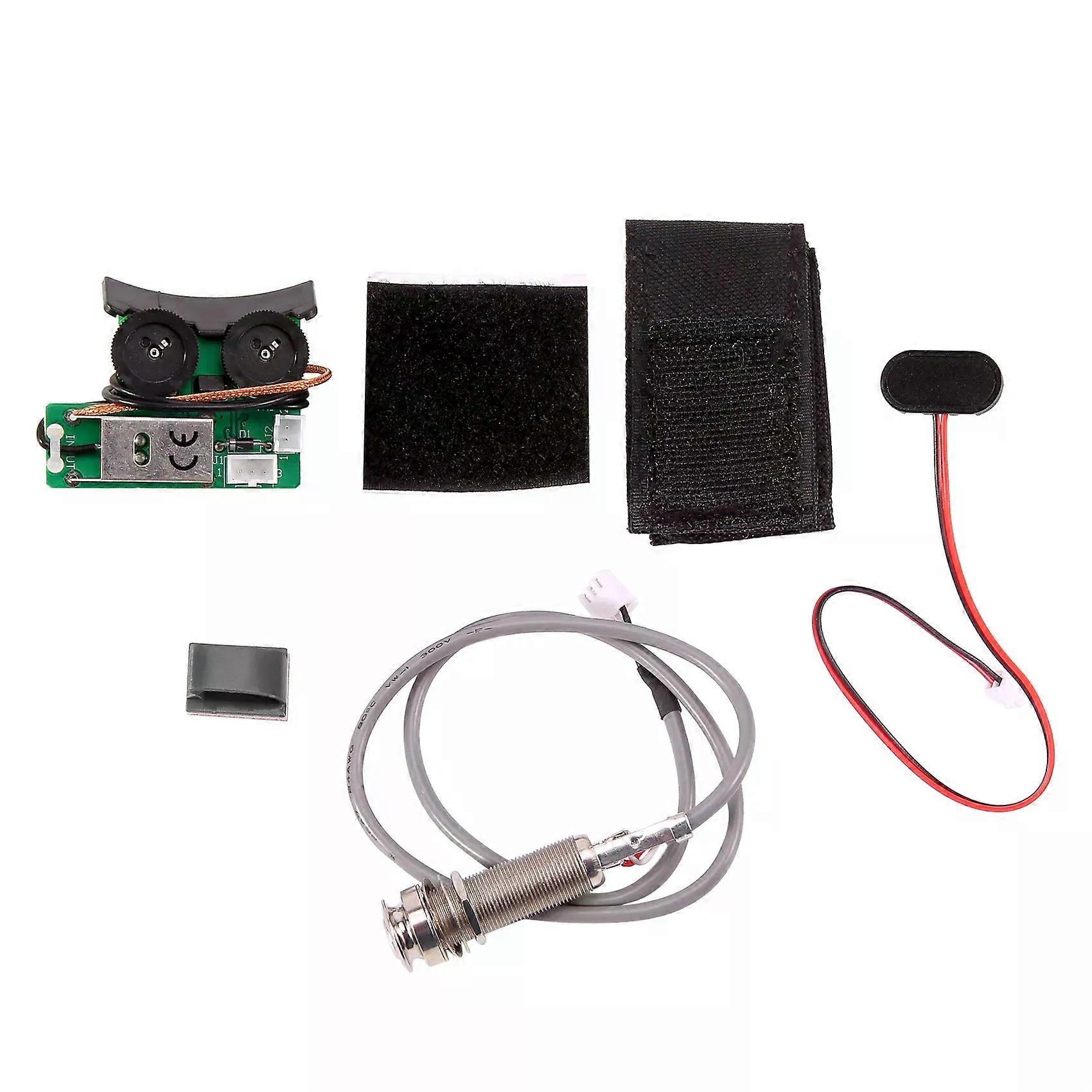 Under Saddle Piezo Pickup Onboard Preamp System for Acoustic Guitar