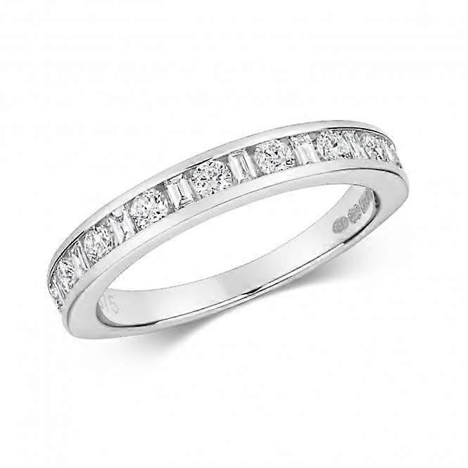 Diamond Jewellery 9ct Yellow Gold Diamond Half Eternity Ring RD186W