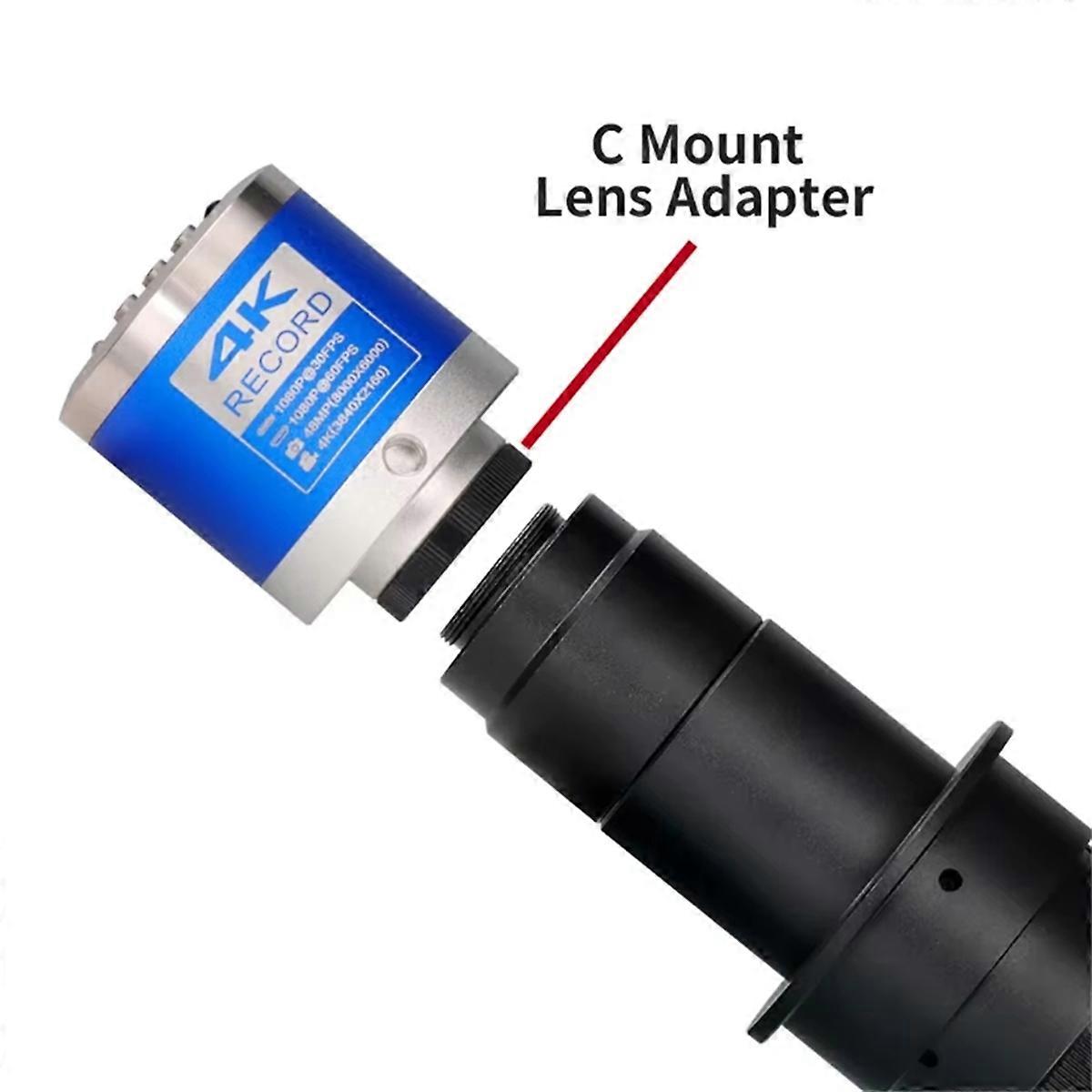 1080P 4K Digital Microscope Full HD Industrial C-Mount Digital Camera PCB Welding Phone Repair Micro