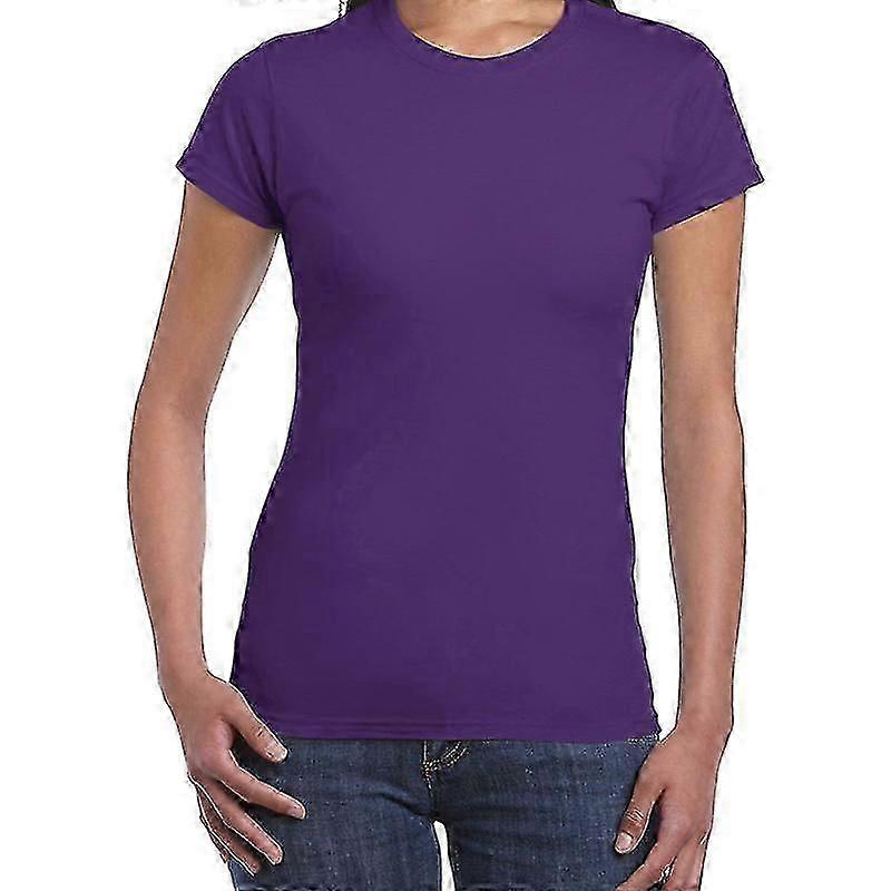 Women's Premium Basic Tee T-shirt Soft Cotton Short Sleeve Crew Neck Solid Top