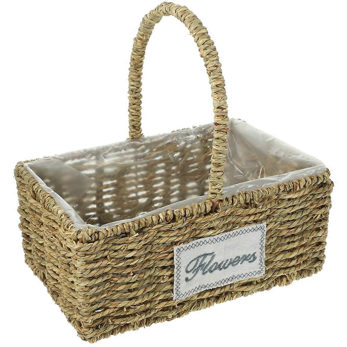 Decorative Basket Grocery Basket