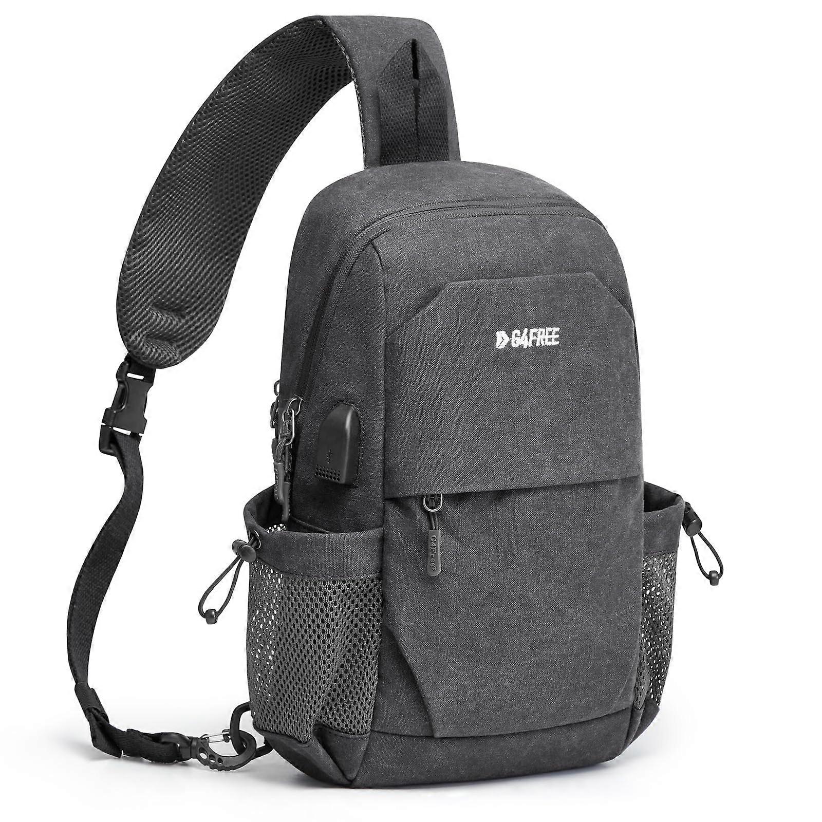 Messenger Bag Crossbody Backpack for Travel, Daily Use, Waterproof Material, Adjustable Straps, Multiple Pockets
