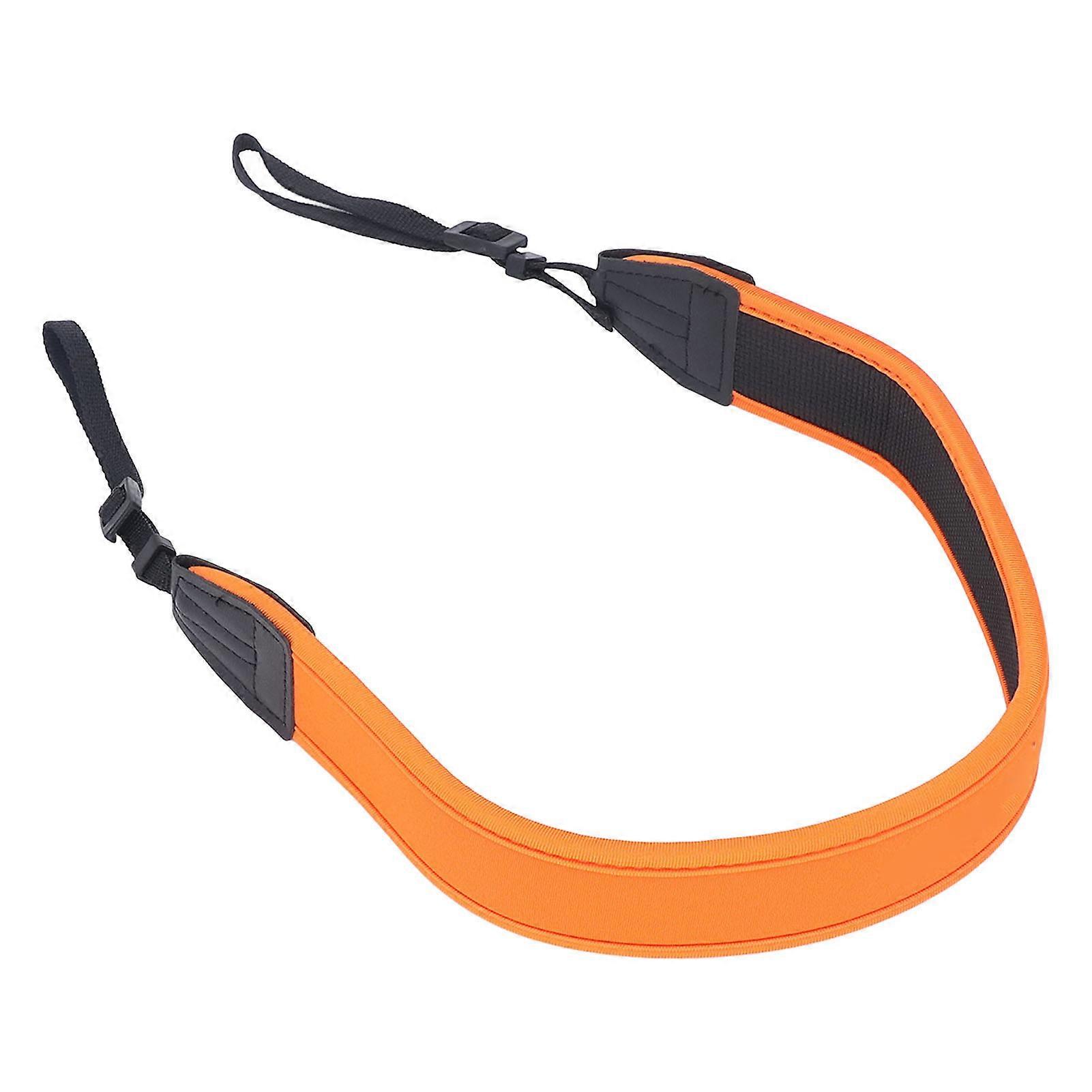 Elastic Shock Absorbing Camera Shoulder Strap with Wrist Belt, 81g Light