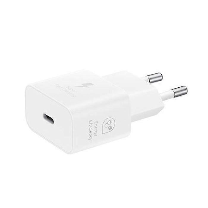 Samsung Handy-Ladegerät 25W FAST Netzladegerät, USB Typ C Anschluss Weiß