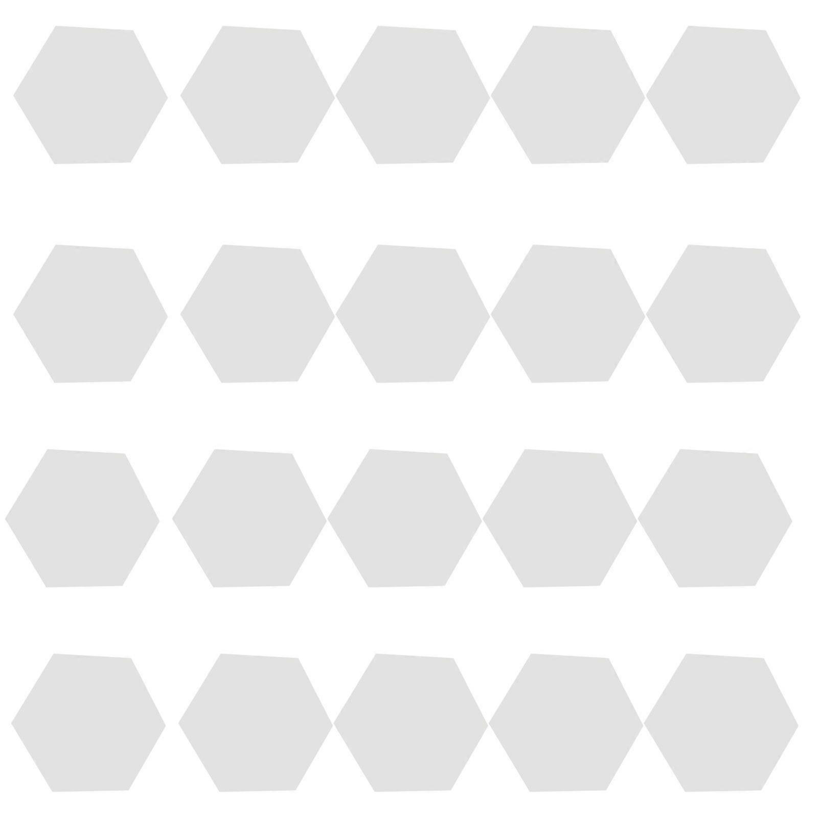 20db Clear Hexagon akril helykártya nevek esküvői parti rendezvény dekorációhoz üres vendégnévkártyák