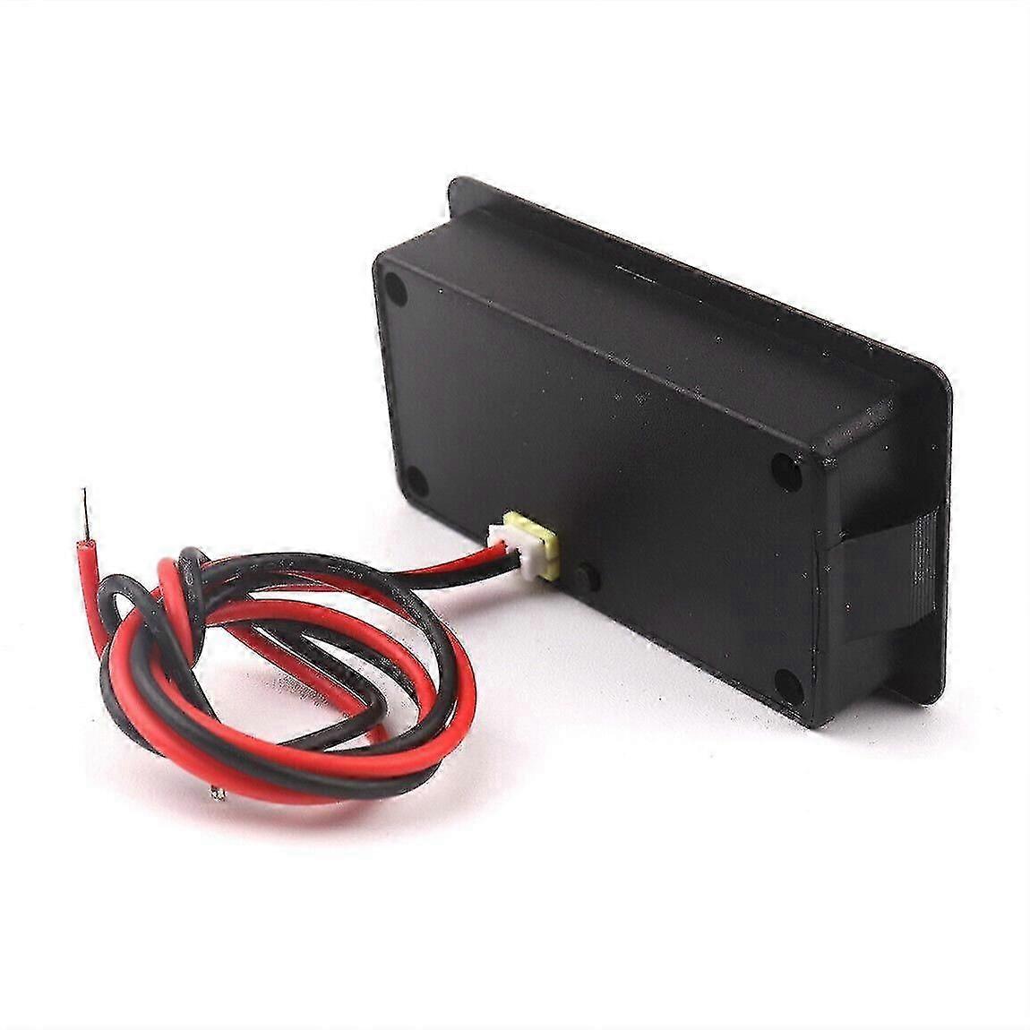 Digital Voltmeter LCD Display: 12V - 72V Battery Capacity Monitor