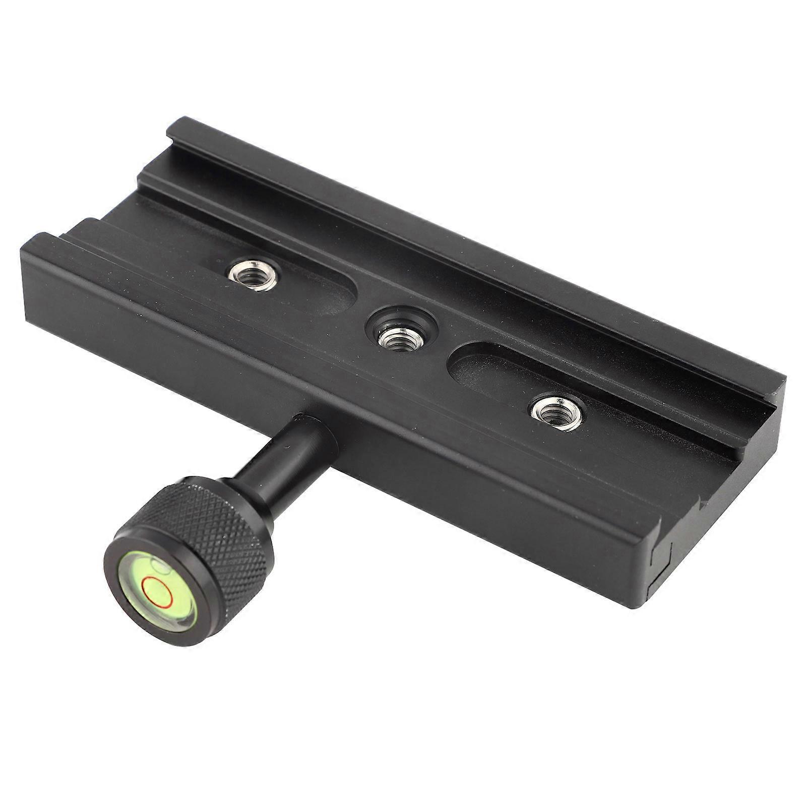 Black QR-120 Clamp Adapter for 1/4" 3/8" Quick Release Plate for Arca SWISS RSS Tripod