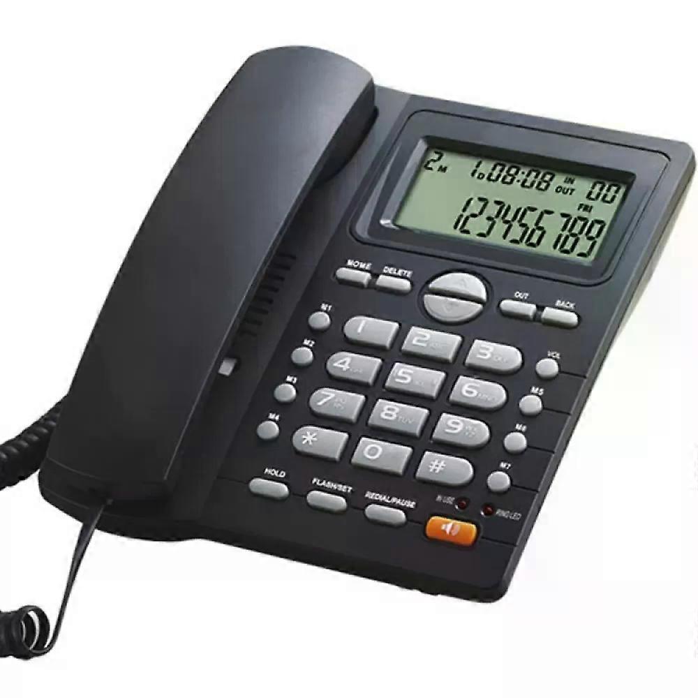 Corded telephone, large buttons, hands-free function, white, 22x22.5x7cm