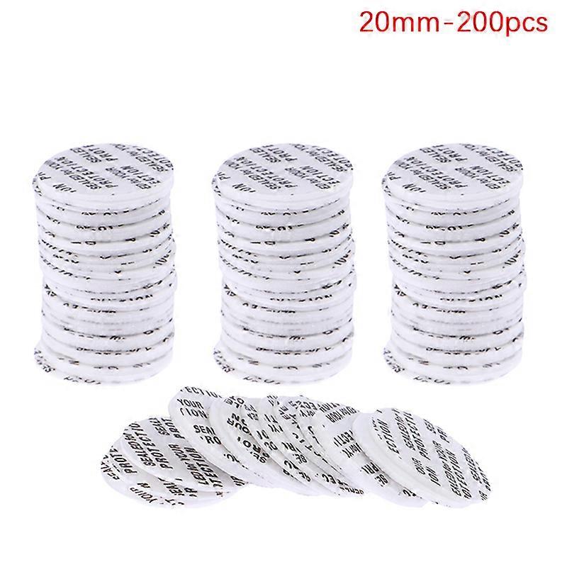200Pcs Self-adhesive Foam Pressure Sensitive Seal Cap Lining Tamper Resistant Seals Liner For Cosmetic Jar Bottle Pot 20MM-82MM