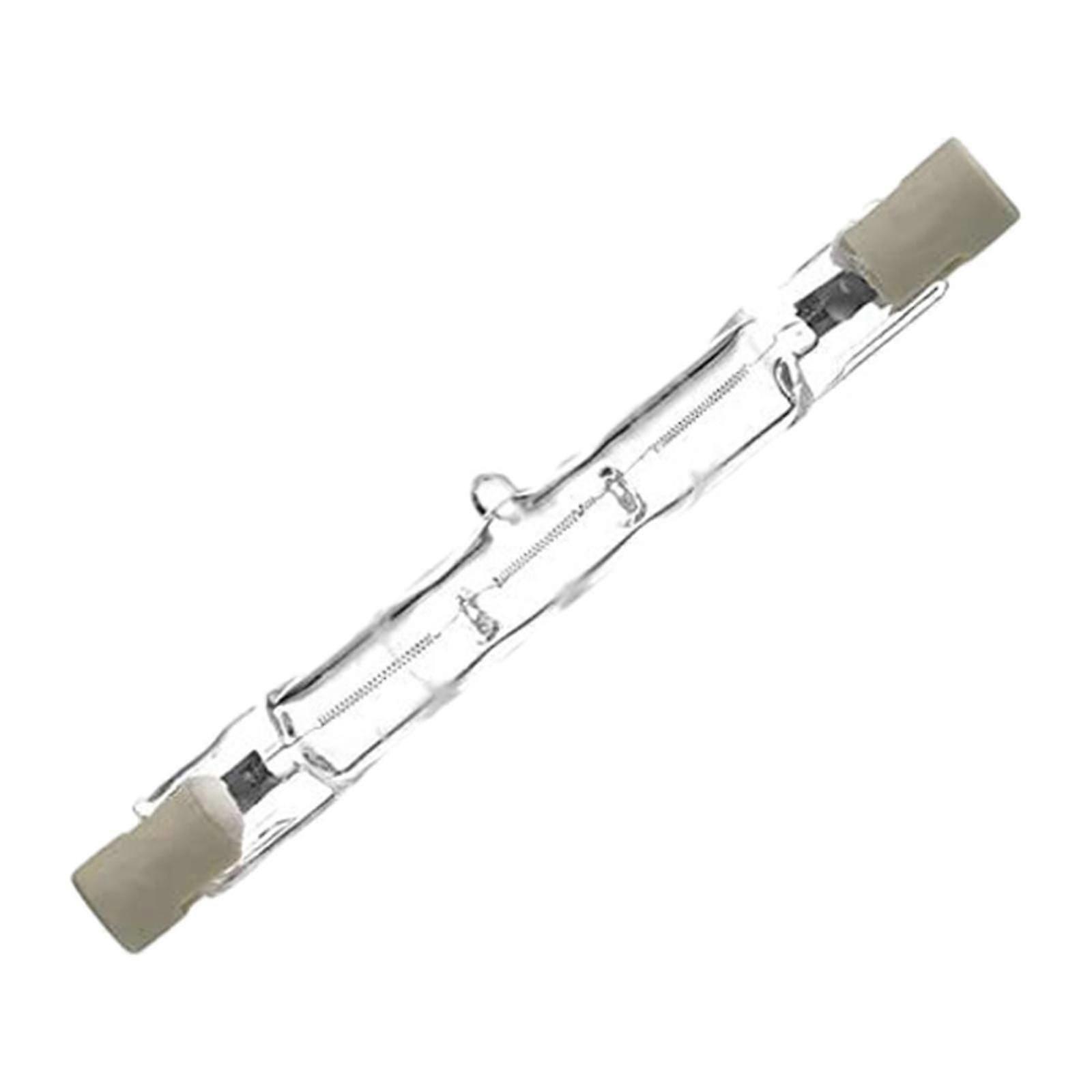 R7S Halogen Linear Light Bulb Warm White 118mm J Type Halogen Light Bulb 360 Beam Angle Dimmable for Work Wall Sconces Floor