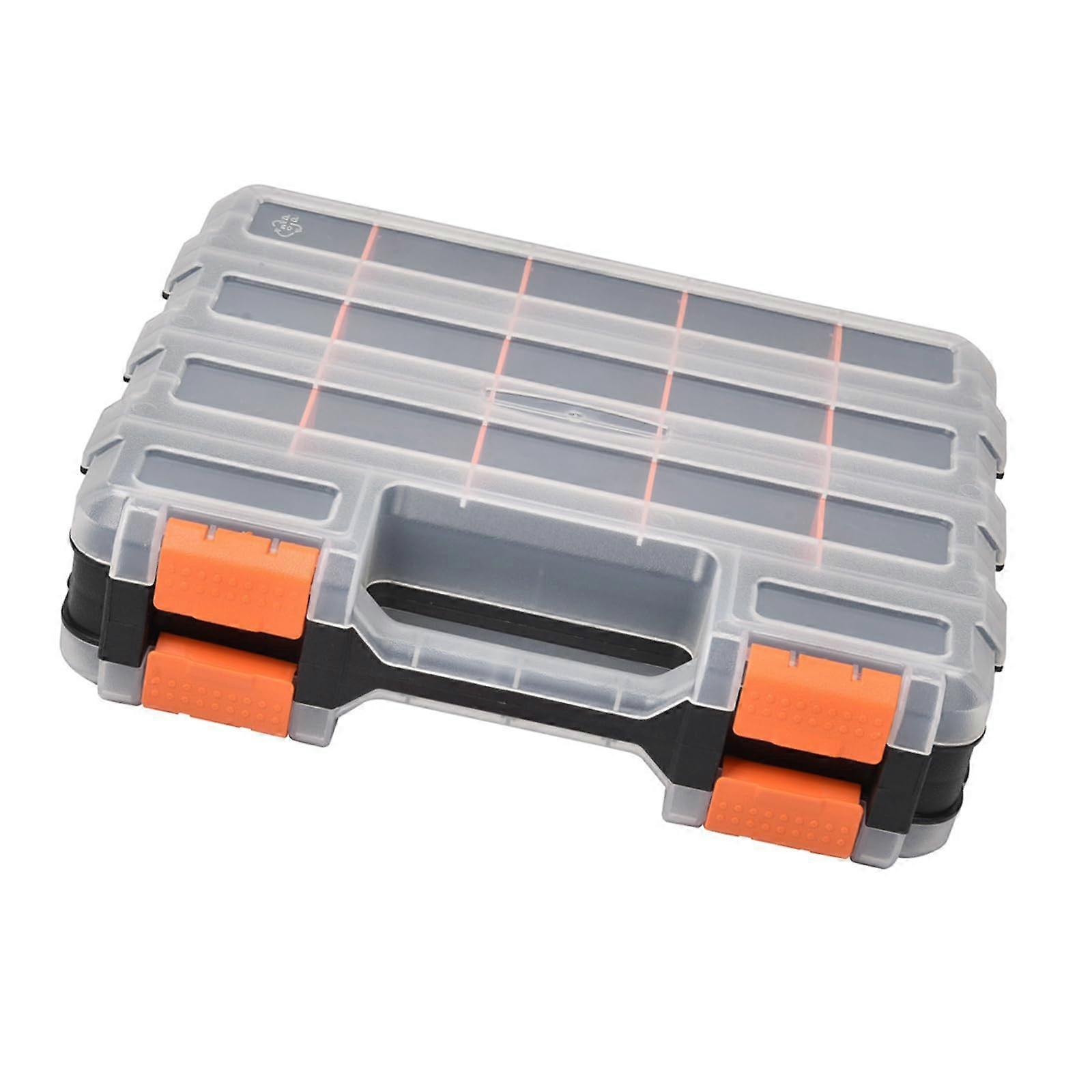 Double Side Vehicles Box Hardware Tool Container Box Small Parts Small Storage Case Sorting Box Screen Storage Case