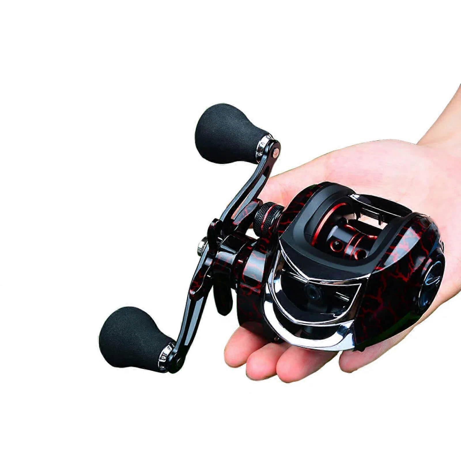 Baitcaster Reels Baitcasting Reel with Carbon Fiber Drag, 7.2:1 Gear Ratio, Lightweight Fishing Reel for Freshwater and Saltwater