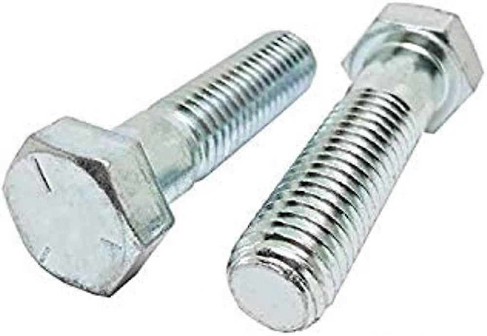 MediumStrength Grade 5 Steel Hex Head ZincPlated, Screw, 7/16'20 Thread Size, 31/4' Long