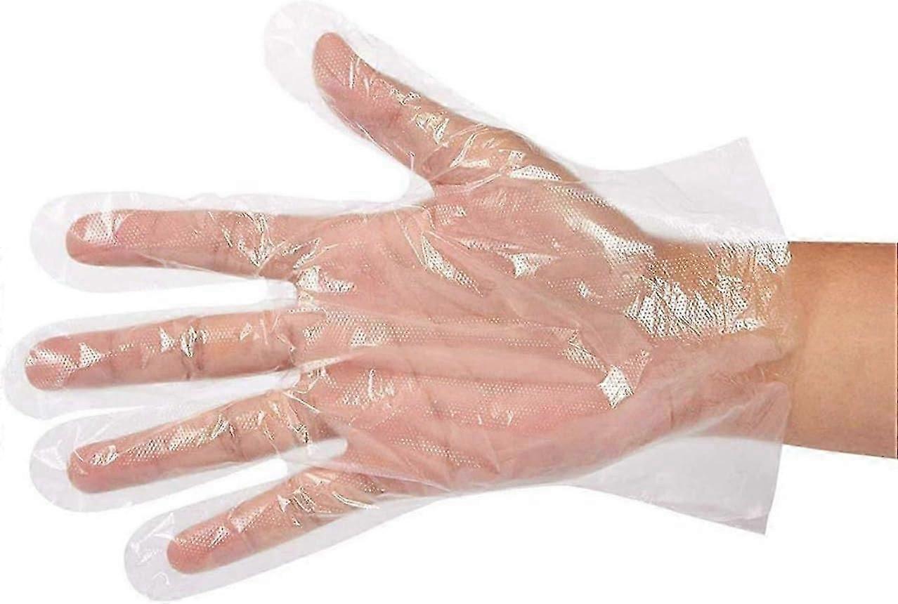 1000 Pcs Thin Disposable Gloves Eco-Friendly Plastic Clear Gloves
