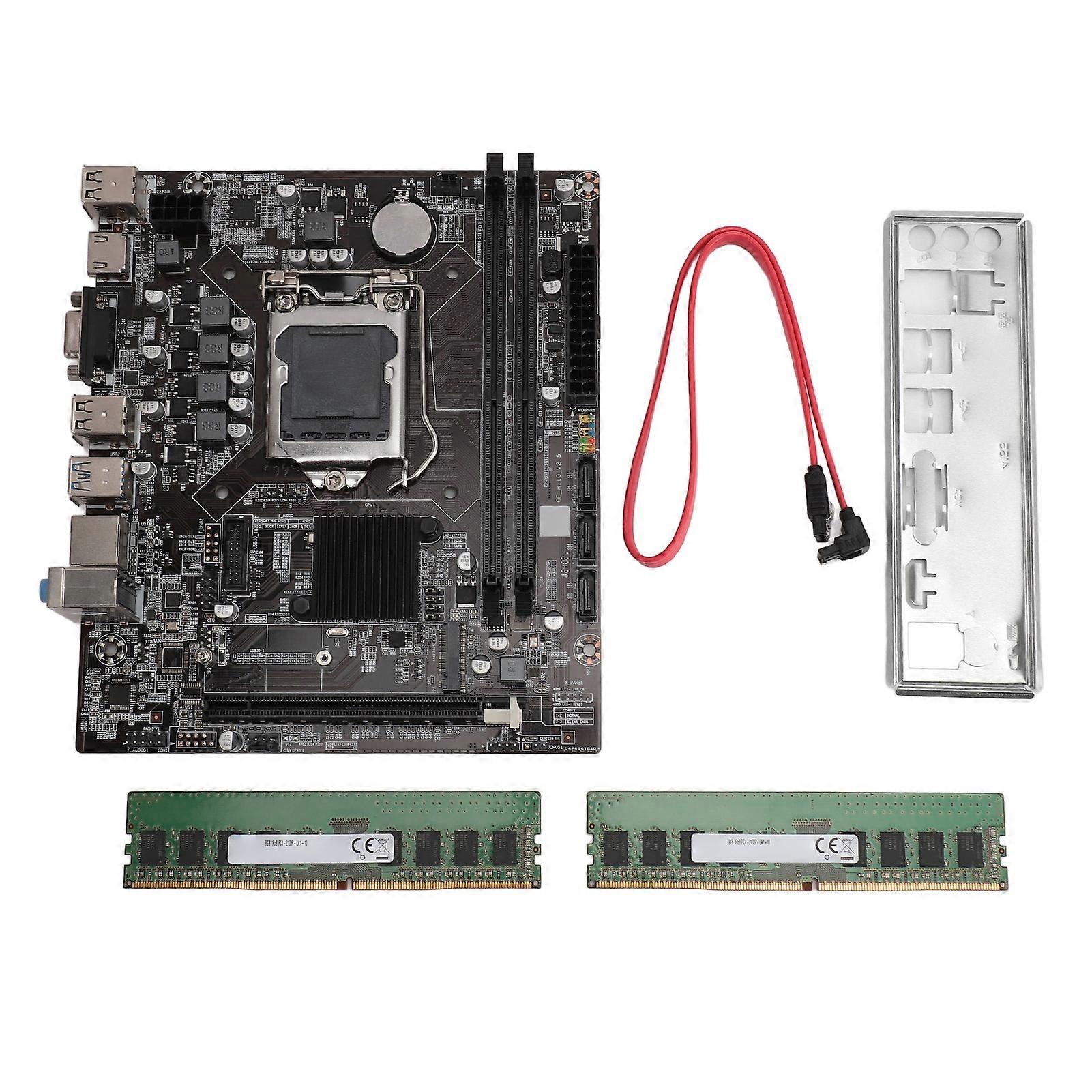 H110 with Dual Strip LGA1151 DDR4 2133HMz Memory M.2 Port USB3.0 SATA3.0 Desktop Server Motherboard