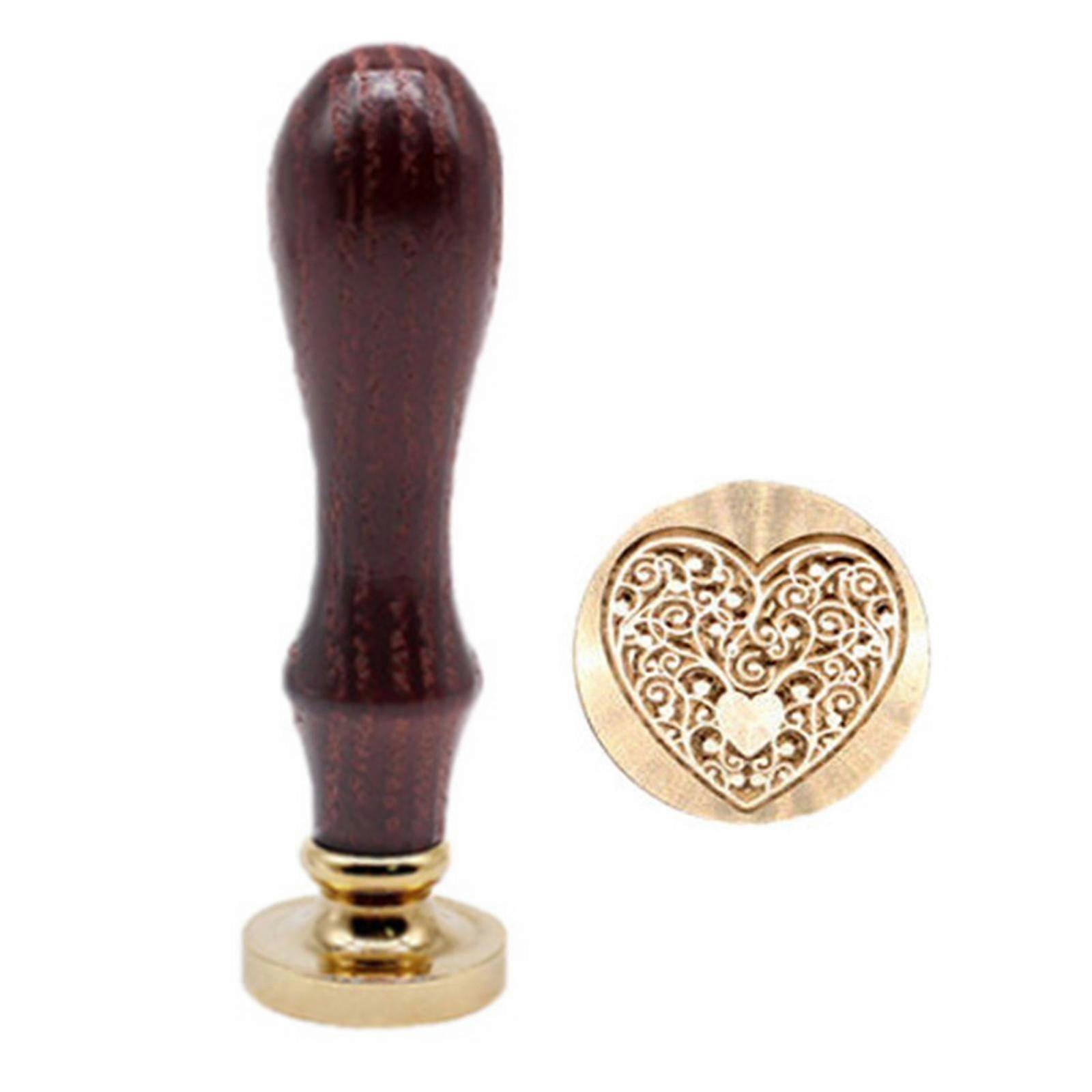 Classic Wax Sealing Stamp with Wooden Handle - Perfect for Calligraphy
