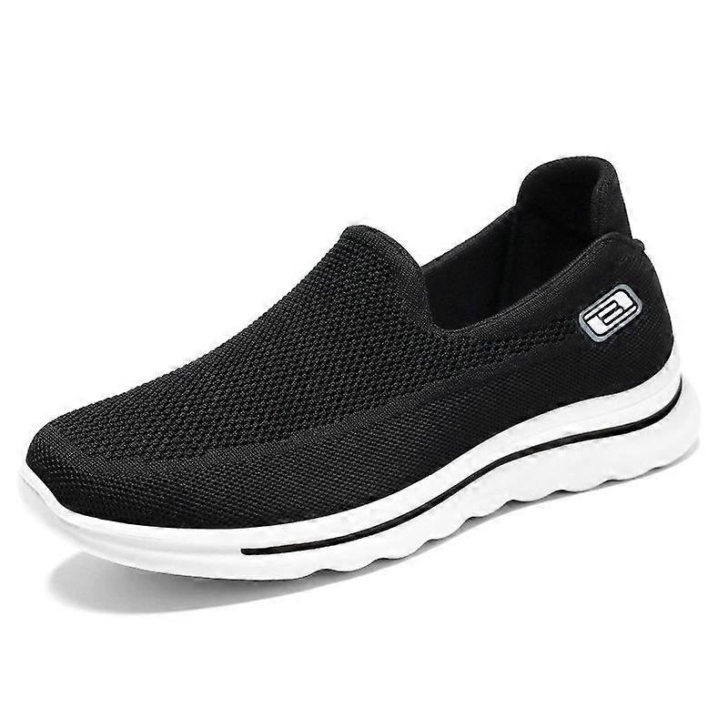 Men's Breathable Mesh Walking Shoes Lightweight Casual Athletic Sneakers Comfort Slip-on Shoes for Hiking