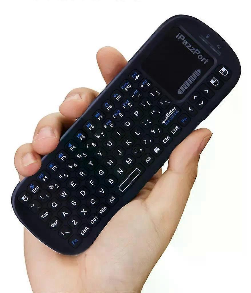 con iPazzPort Mini Bluetooth+2.4GHz Wireless Keyboard with Touchpad MouseCombo for Android TV Box/PC/Tablet/PS4/Raspberry Pi 3/HTPC