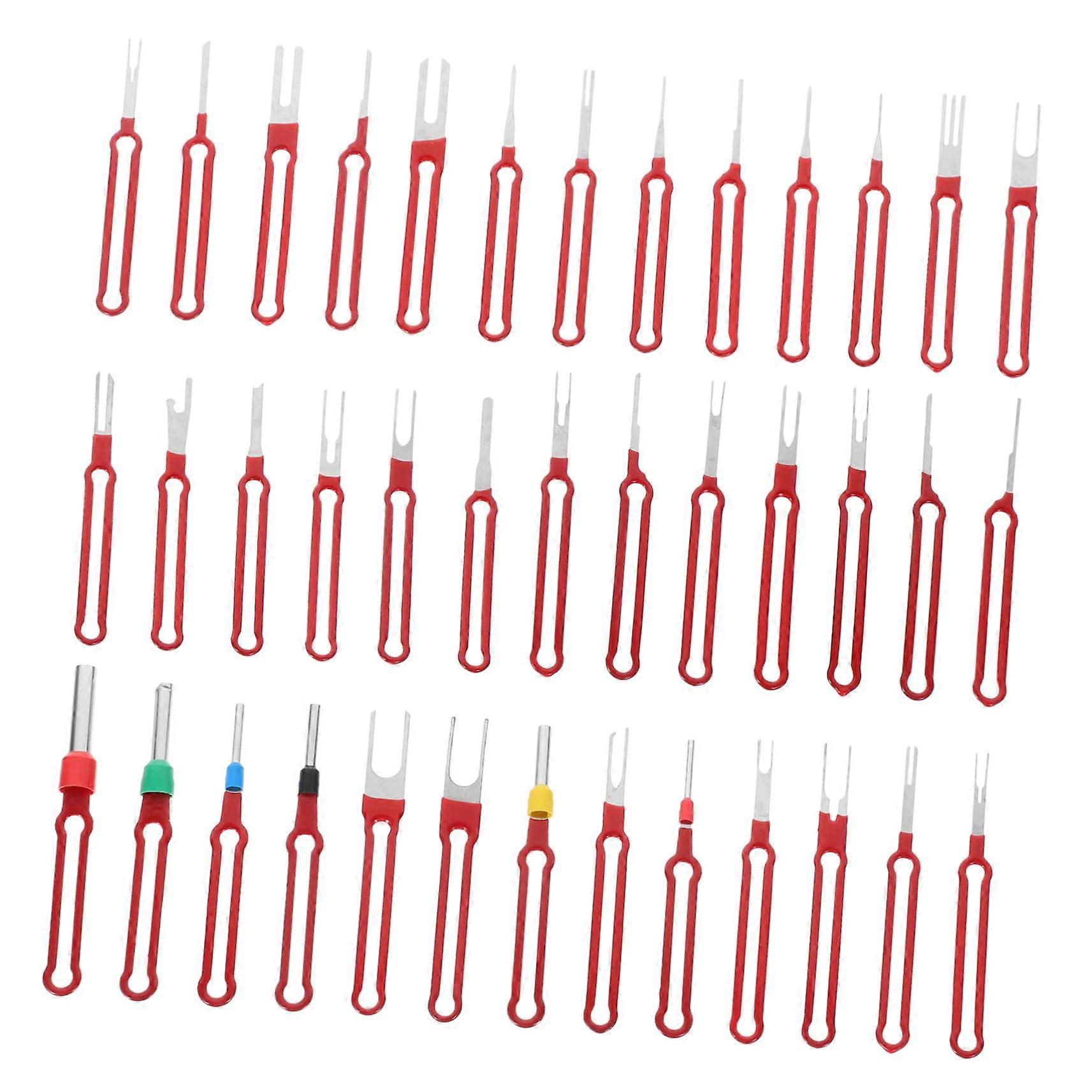 Electrical System Tools 39-Piece Terminal Ejector Kit Stainless Steel For Automotive Terminal Pin Removal