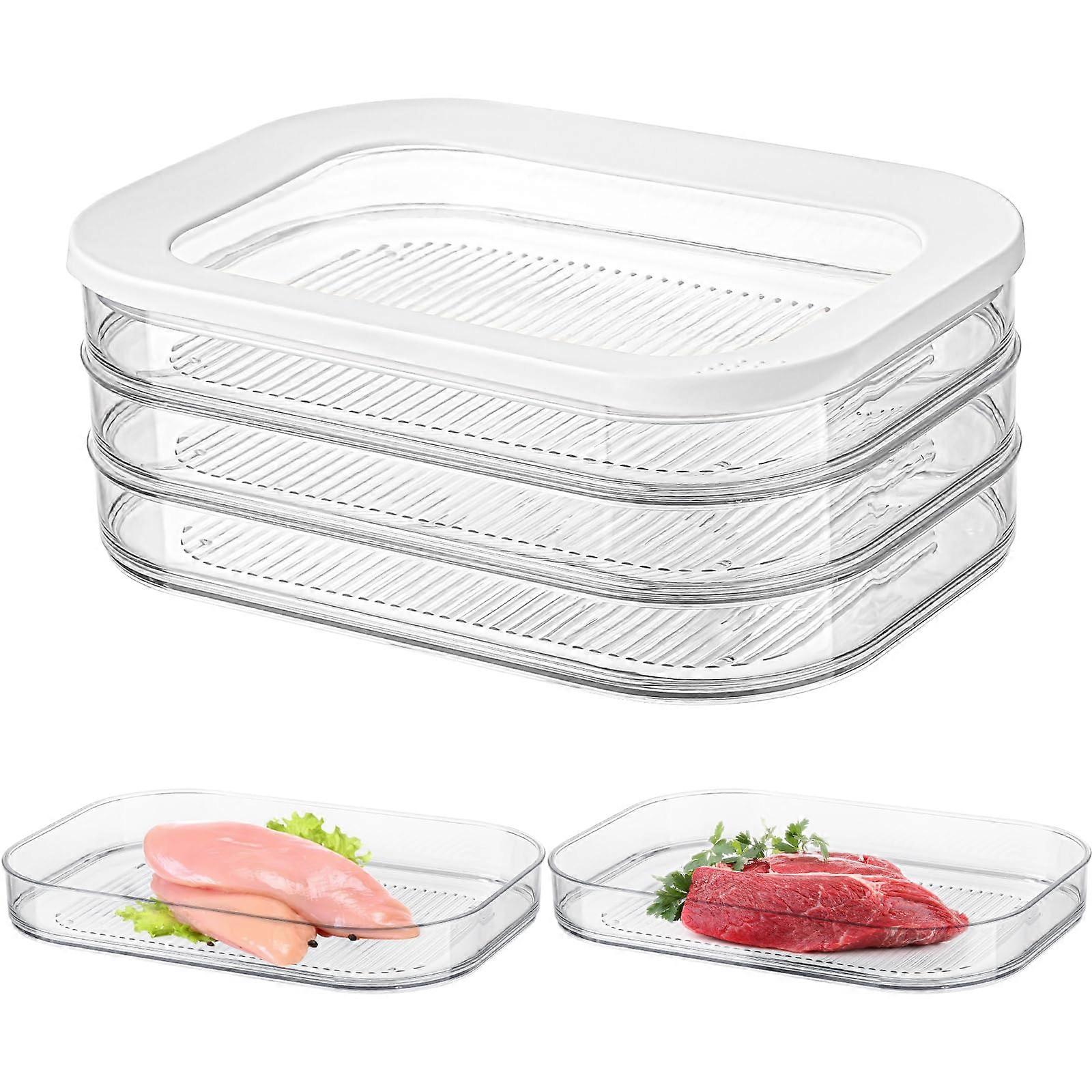 1 Container BPA-Free Deli Meat Container for Fridge Storage 16 oz