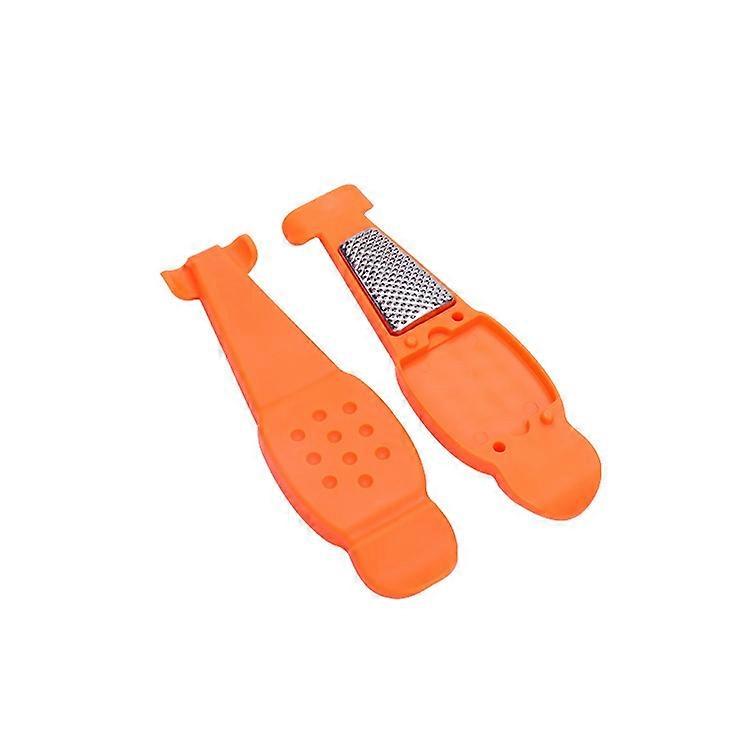 Multifunctional Bicycle Tire Changing Tool, Color: Orange