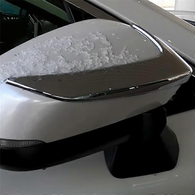 Rearview Side Mirror Cover Cap Trim Decorative Accessories - Silver