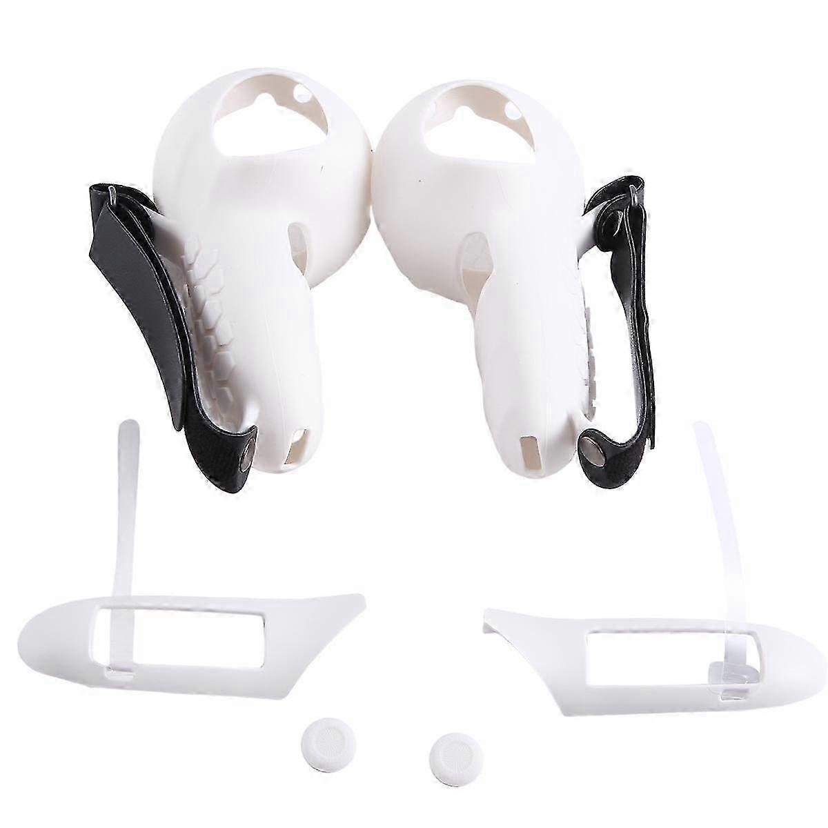 Silicone Protective Case for VR Headset Controller with Removable Battery Cover - 3 Pack
