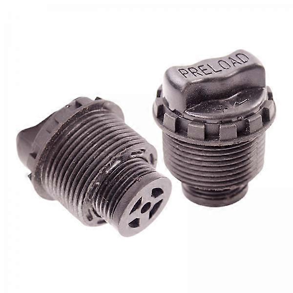 2xMountain Bike Knob Preload Front Fork Caps Adjusters