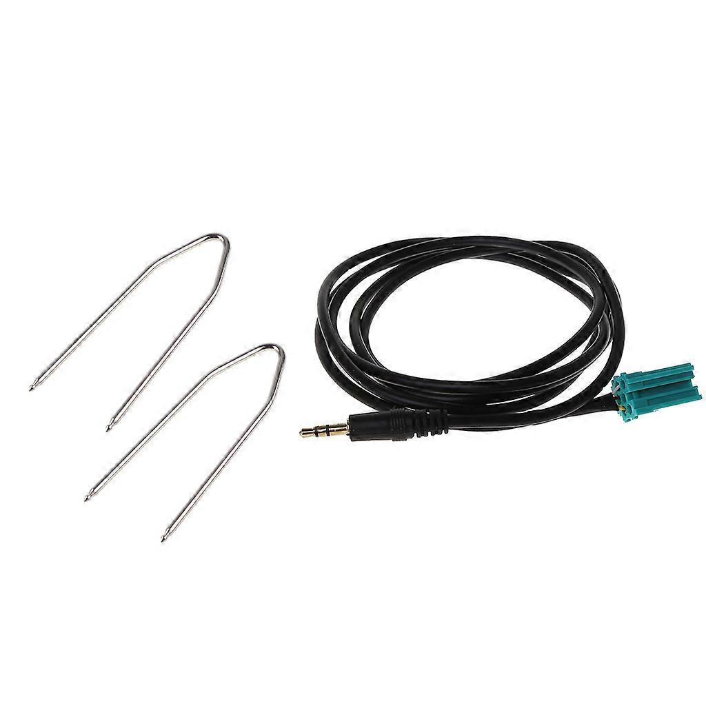 Auto Radio MP3 Adapter Aux Input Jack Lead Cable Adapter With Radio Keys For Renault 2005-2011 Clio Megane Laguna Modus  Ivory