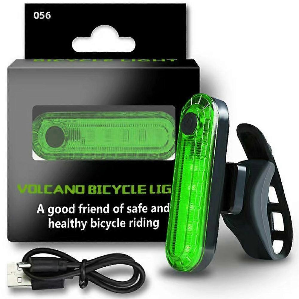 Bicycle Tail Light USB Rechargeable High Brightness Night Riding Warning Light with 4 Lighting Modes
