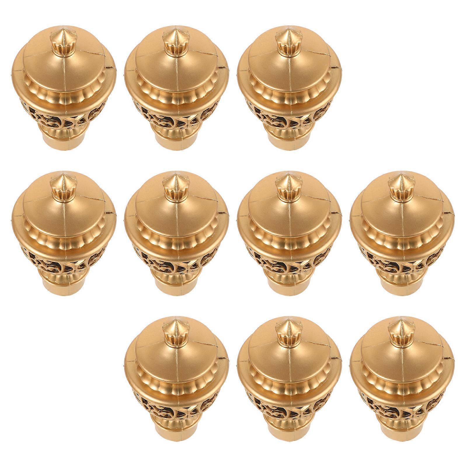 Curtain Rod Ends with Fine Craftsmanship, Universally Compatible, Boost Visual Style