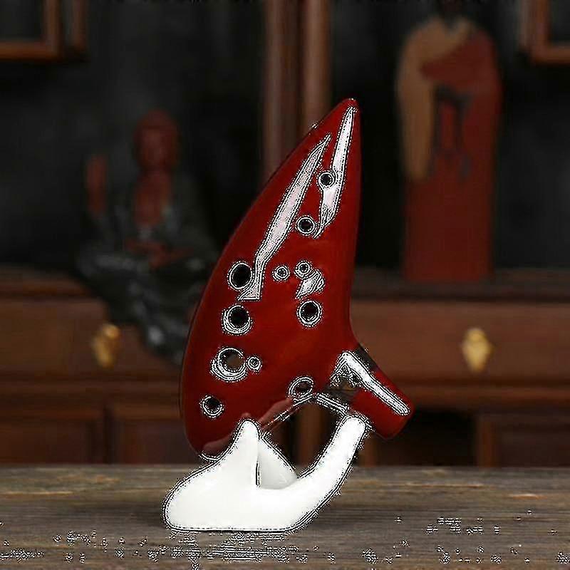 Ceramic Alto Ocarina Flute Instrument Suitable for Legend of Zelda Fans