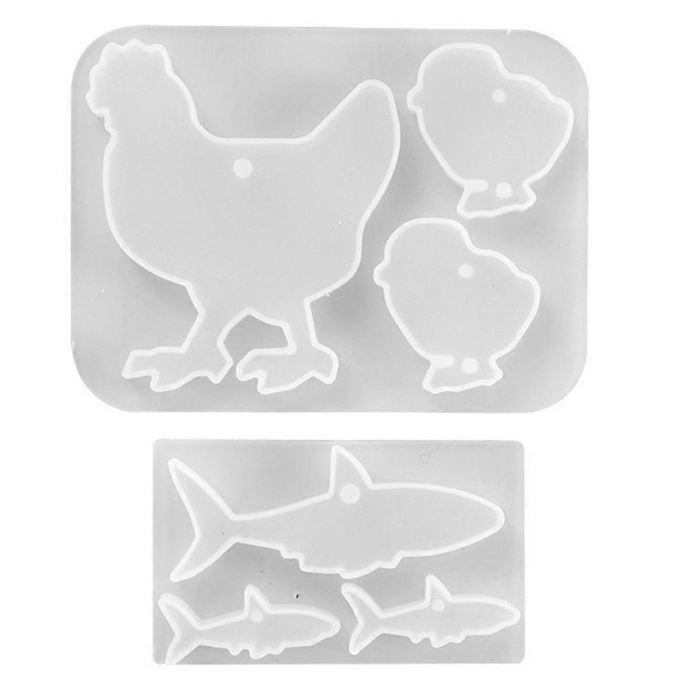 Silicone Molds for DIY Jewelry Pendants Flexible & Reusable Epoxy Craft Moulds with Unique Designs for Crystals and Gems Crafting
