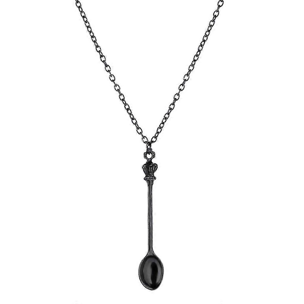 Adjustable Snuff Spice Spoon Pendant Necklace with 4 Color Options & Chain