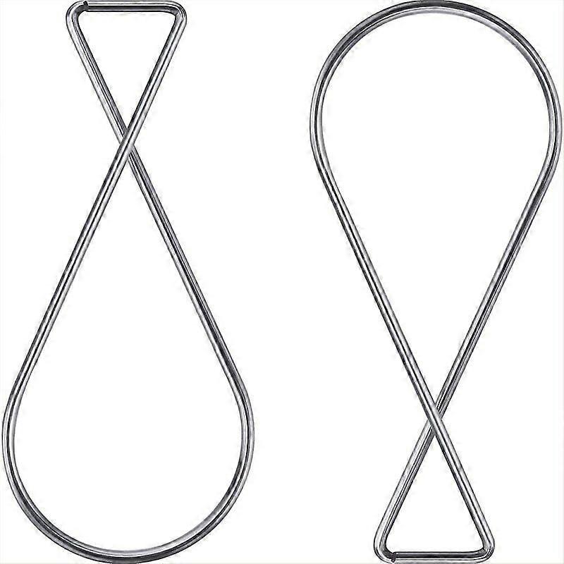 100 Pack Ceiling Hooks T Shape Clip Figure 8 Squeeze Hanger Clip Ceiling Clip