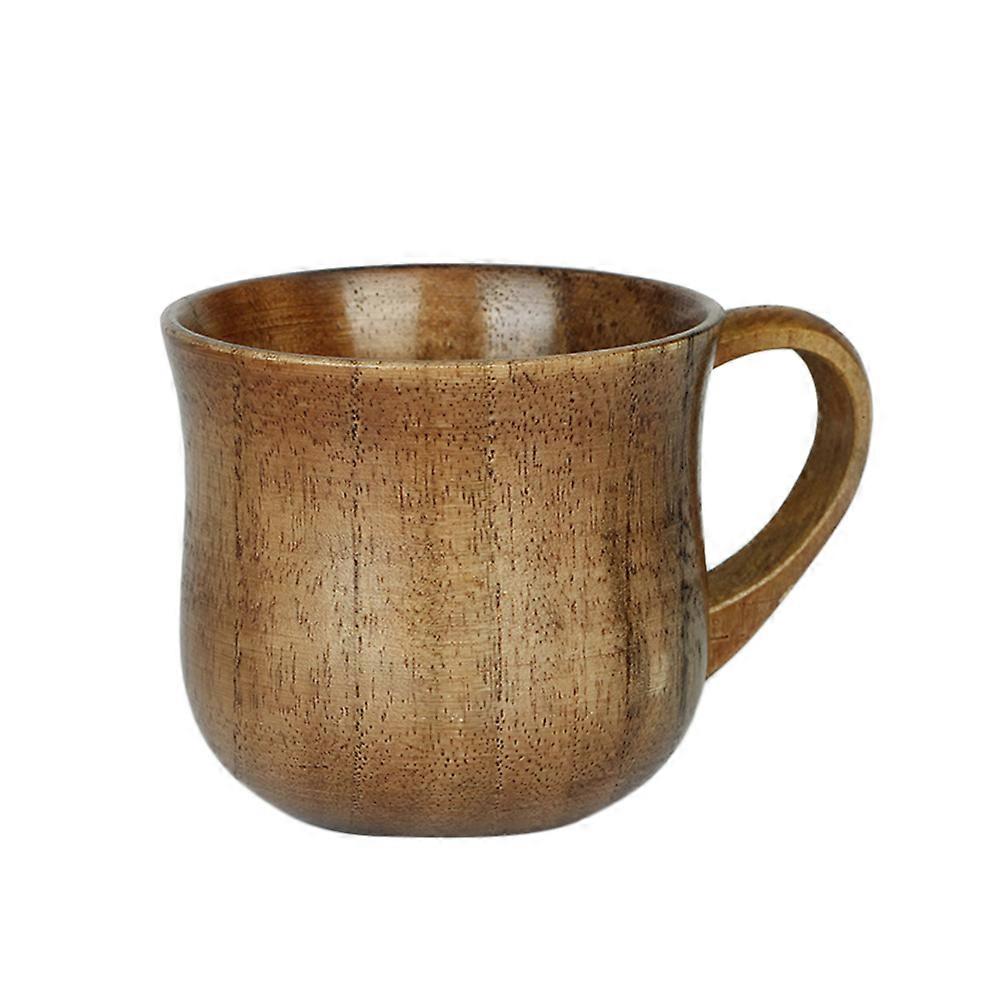 Beverage Cup Solid Practical Jujube Wood Mug Adults Reusable For Coffee 7x7x6.8cm 1Pack
