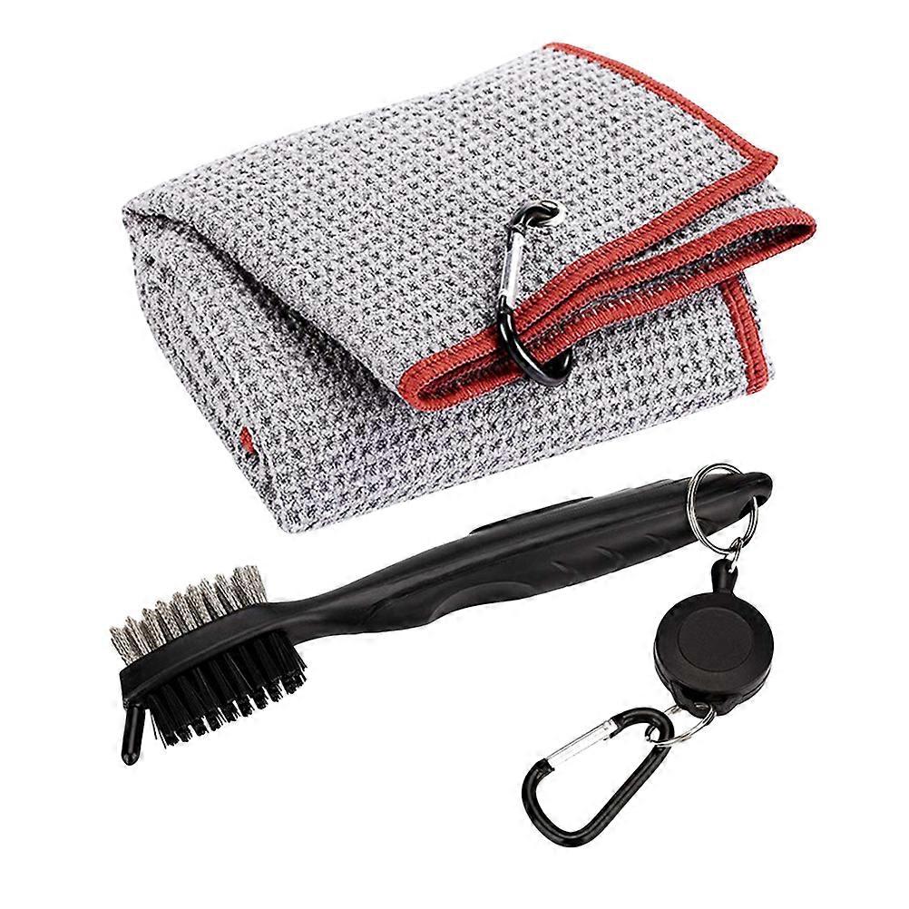 Towel and Brush Cleaning Accessory for Cleaning Use