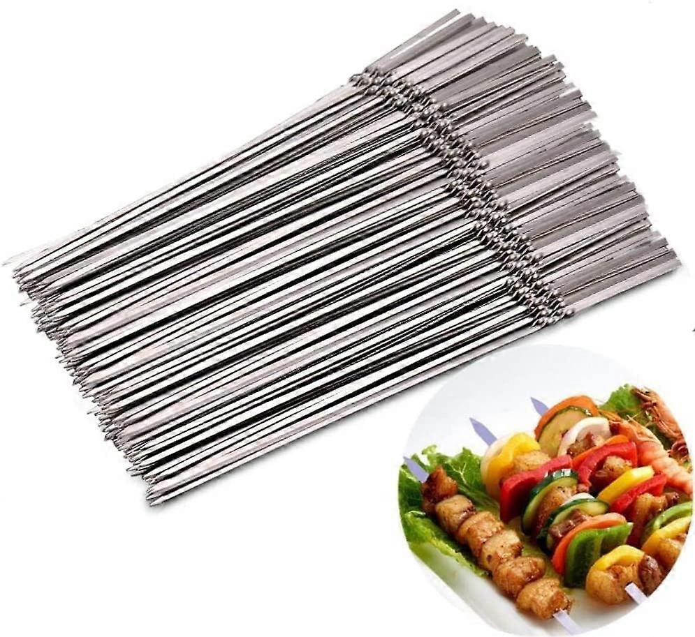 Grill skewers made of stainless steel, reusable, hightemperature resistant Ref: 5101