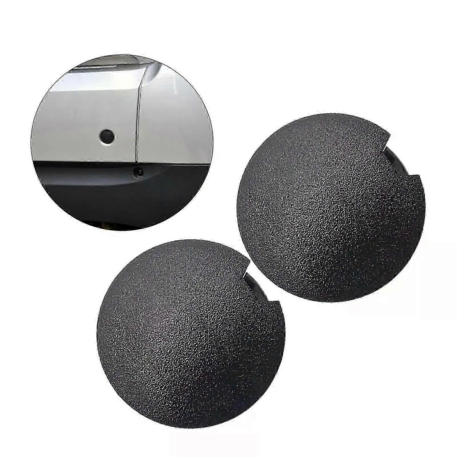 2Pcs Car Rear Bumper Tow Hook Cover Easy Installation Modification Accessory Parts Towing Eye Lid Cap Suitable for Smart 451 Trailer